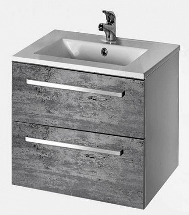 тумба Бостон 70 (Фостер 70) DB2 подвесная, бетон темный без умывальника