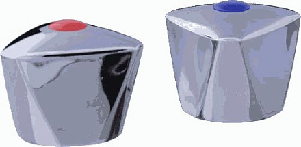 маховик Люсия пласт. квадрат 7*7 короткий (пара) MELODIA MKP20230WC