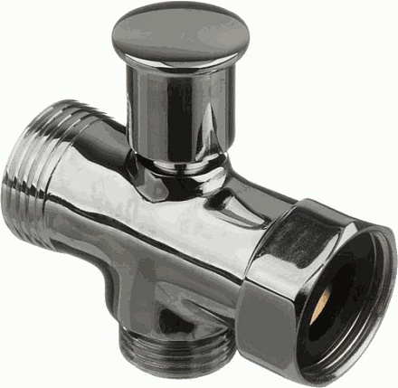 дивертор для смесителя кнопочный, латунь MELODIA MKP34057С (арт. 319)