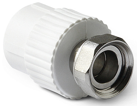 муфта PPRC с накидной гайкой 25*1" внутр. КРОСС