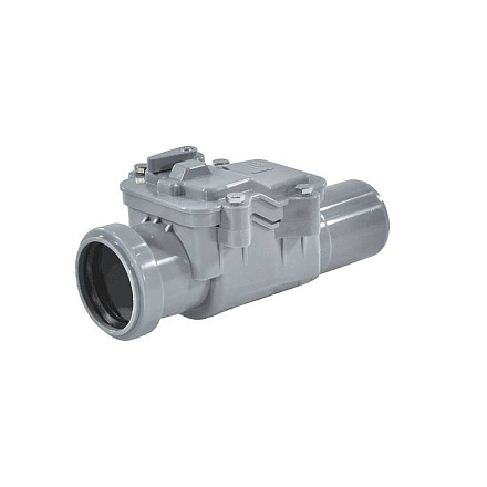 Клапан обратный PP-H сер б/н Дн 50 в/к РосТурПласт 11338