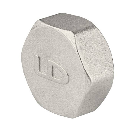 Заглушка лат Ду15 ВР никель LD.67.504.15
