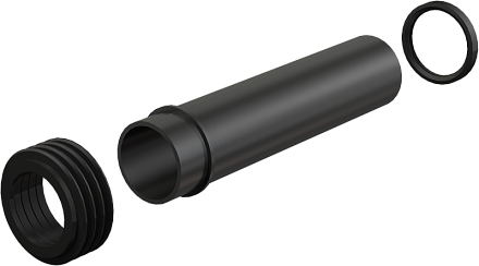 Патрубок для подвесного унитаза  ф45х58х25 мм ALCA-PLAST M901