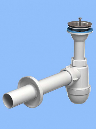 С2004 Сифон Ани 1-1/4" х 40 с прямой трубой 40 мм