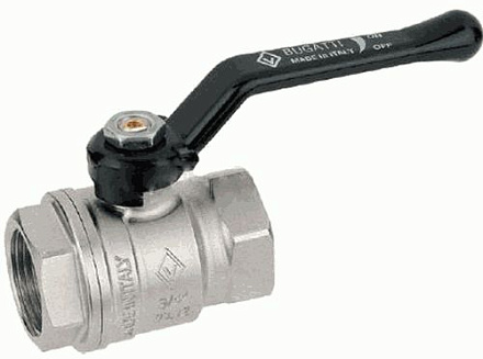 кран шаровый BUGATTI 3/4" в/в ручка (серия 910) 