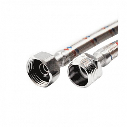 Подводка гибкая д/воды нерж М1/2"-Н1/2" 2м нж/г VALFEX S/S 200сm В-Н