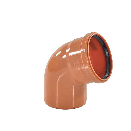 Отвод PP-B кор б/н Дн160х67, 5гр в/к VALFEX 30107160