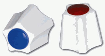 маховик пласт. белый №2 арт.1216