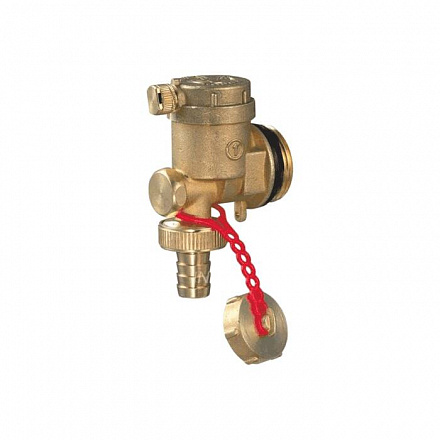 Элемент концевой лат гп 3/4" н/р в/к авт возд+кран Giacomini R554IY004