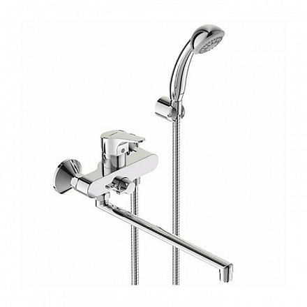 Смес/ванна NEXT однор дл/изл плоск Lобр в/к Vidima BA403AA