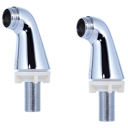 Уголок для горизонтального подключения смес. Kaiser (0035)