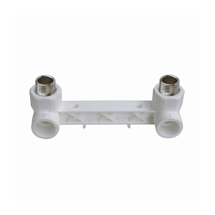 Планка монтаж PP-R бел Дн20х1/2" НР п/смесит VALFEX 10123020