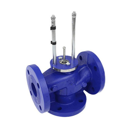 Клапан рег 3-ход чуг TRV-3 Ду100 Ру16 фл Kv160 п/эл Теплосила TRV-3-100-160
