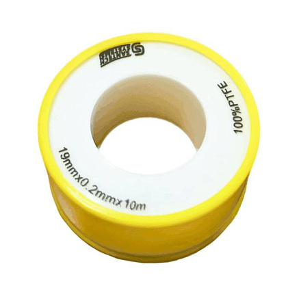 Лента ФУМ PTFE катушка 19ммх0, 2ммх15м газ FU20 SantechSystems
