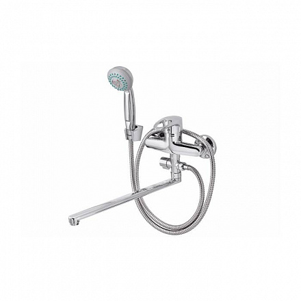 Смес/ванна ПСМ-523-084 однор дл/изл плоск Lобр в/к ЕВРО Профсан PSM-523-084