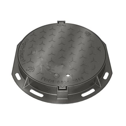 Люк чуг канализ (К) кругл Т(тяжелый) С250 з/у Т(С250)-2-60 ГОСТ 3634