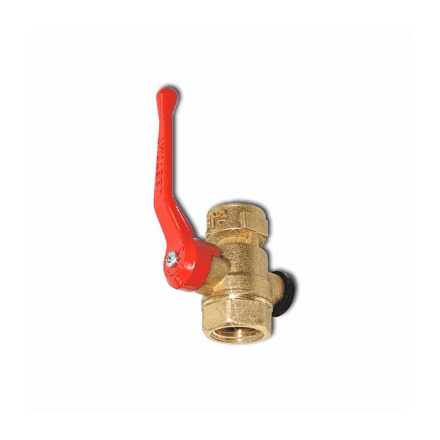 Кран д/ман шар лат 11Б27п11 G1/2"-М20х1,5 Ру16 м/м рук Цветлит ZW10023