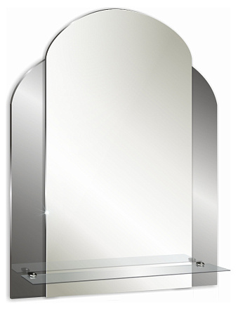 зеркало №17 635x530 с полочкой 420х100