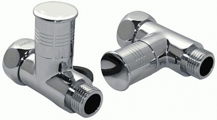 вентиль прямой колпак для полотенцесушителя 1" * 3/4" г/ш (пара) SMART