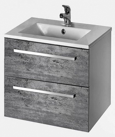 тумба Бостон 60 (Фостер 60) DB2 бетон темный (подвесной) без умывальника