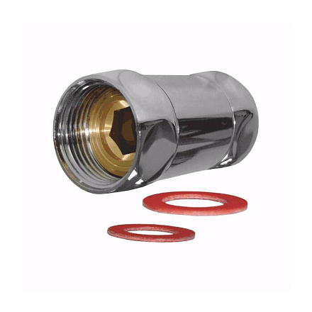 Соединитель для п/суш прям 1 1/4"x1 1/4" нак/г Элит-Металл SMT730SCH1212 ..