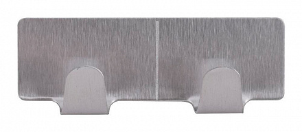 планка 2 крючка белая 8см 27.95