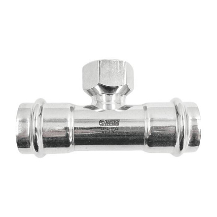 Тройник нерж AISI304 Дн42х1 1/4"х42 пресс/ВР FS132 SantechSystems