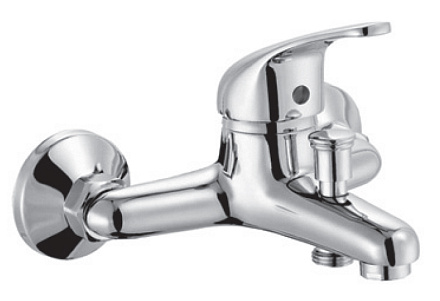 смеситель ванна Expromt Simple/Стандарт короткий нос картридж д.35мм Ex151.3-04 латунь