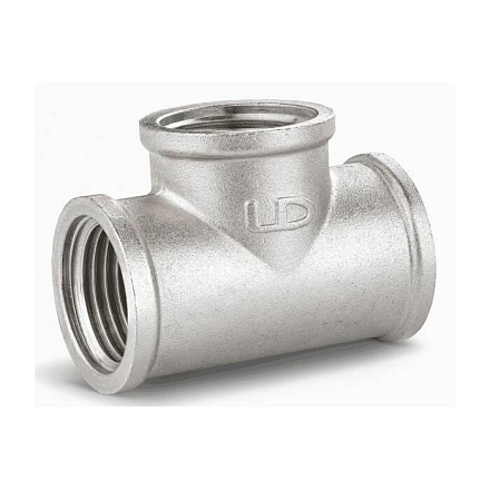 Тройник лат Ду25 м/м никель LD.67.514.25