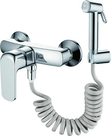 смеситель душ LEDEME настенный с гигиеническим душем L5244