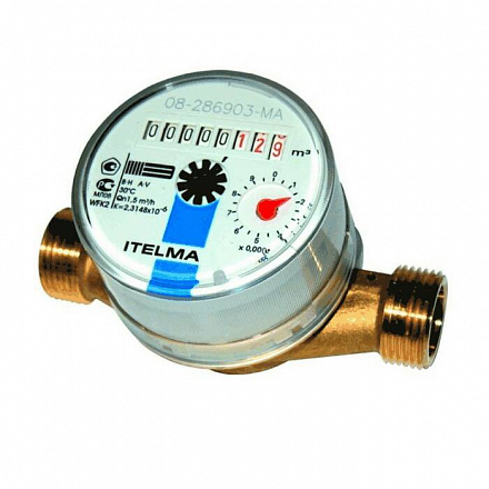 Счетчик х/в WFK20 Ду15 30С L80 б/к IP54 Итэлма