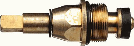 кран-букса MELODIA резина отеч. короткая М18 квадрат 7мм MKP06616WC (мод. 09)