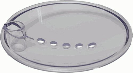 мыльница d19 Clear/Клэр, прозрачный пластик MELODIA MKP20151P