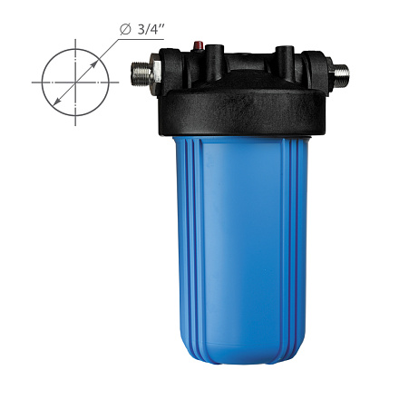 фильтр магистральный BB10" Барьер ПРОФИ (Подкл. лат.резьба 3/4" ключ в комплекте) Н460Р02