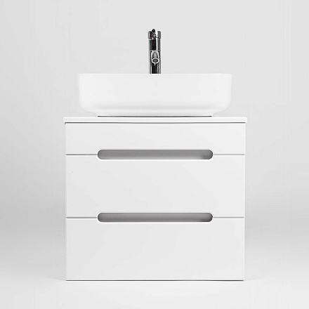 тумба Марсель 2 ящика со столешницей L66 подвесная 50, 2х66, 4х51, 6 без умывальника