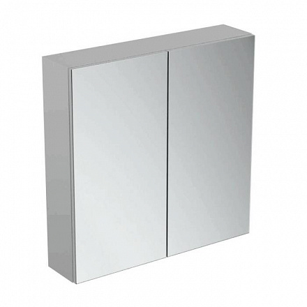 Шкаф зеркальный MIRROR&LIGHT алюминий с подсветкой Ideal Standard T3590AL
