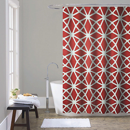 шторка д/в тканевая 180х200см "Яркий акцент" MZ-154