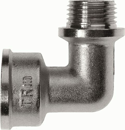 уголок переходник 1/2-3/4"н/в с огранич. TRm 06161