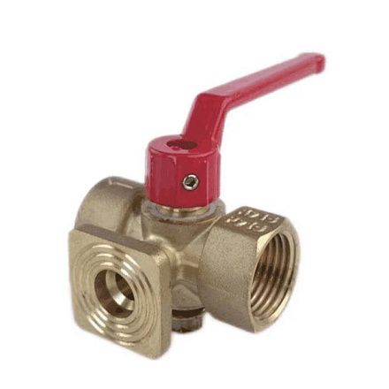 Кран д/ман лат 11б18бк G1/2" Ру16 м/м рук фл SantechSystems