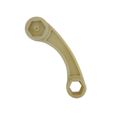 ключ для радиаторных фитингов 1/2" -1" белый (полиамид)