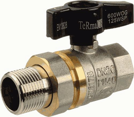 кран шаровой TeRma CB 3/4" бант с америк. 30215