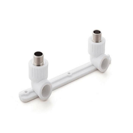 Планка монтаж PP-R бел Дн20х1/2" НР п/смесит РосТурПласт 10703