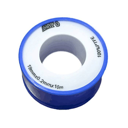 Лента ФУМ PTFE катушка 12ммх0, 1ммх10м вода FU10 SantechSystems