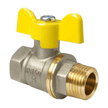 Кран шар лат газ 11Б27фтМ нк Ду25 Ру40 м/р полн баб VALFEX VF.278.NB3.100