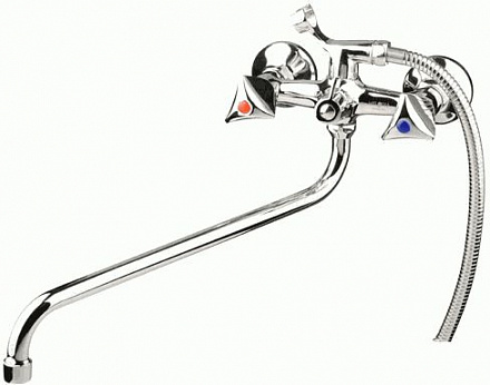 смеситель ванна MELODIA Dinatro длинный излив керамика MDV40141