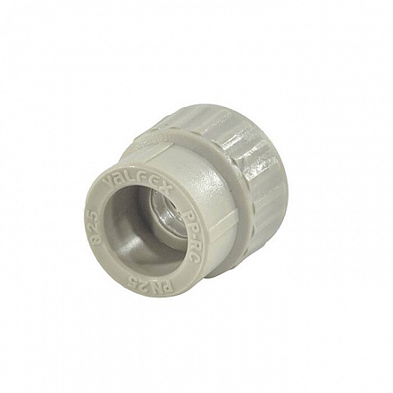 Муфта PP-R сер комб Дн25х3/4" ВР VALFEX 10129025Г