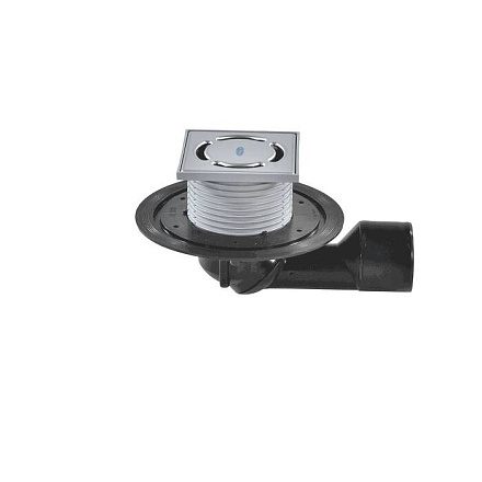 Трап рег унив/вып гидр/затв Дн50/75 нерж/реш 115х115 HL HL80.1