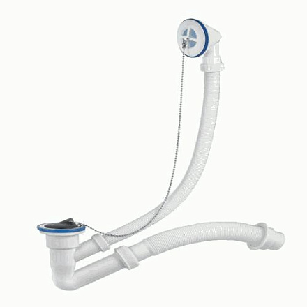 обвязка VIR д/ванны 1.1/2" Элит с пласт.чашками и гофрой 40/50 арт.651