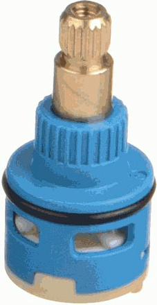 картридж переключателя душа керамика 180° h=16мм