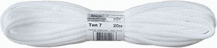 шнур вязаный полипропиленовый без сердечника  2мм*20м, р/н=15 кгс (68352)